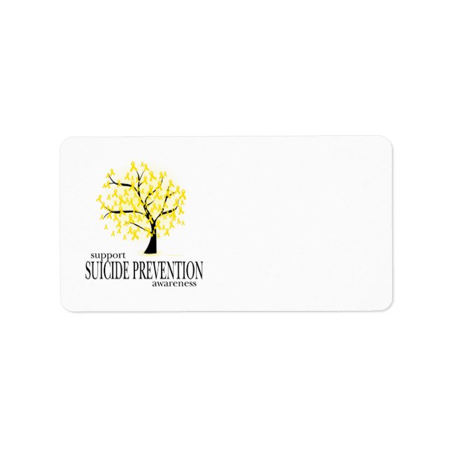 Suicide Prevention Tree Label (Front)