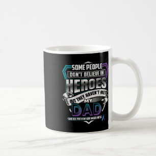 Suicide Prevention Warrior - I Wear Teal Purple Fo Coffee Mug