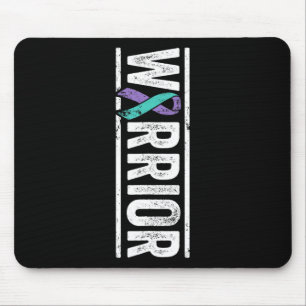 Suicide Prevention Warrior - Sideways Awareness Ri Mouse Mat