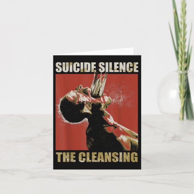Suicide Silence - Official Merchandise - Cleansing Card (Front)