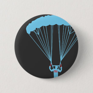 suicide skydive 6 cm round badge