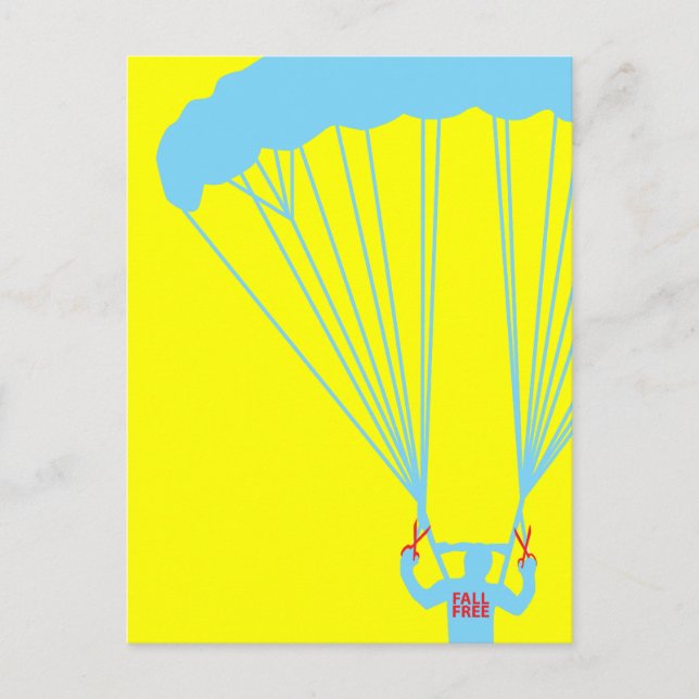 suicide skydive postcard (Front)