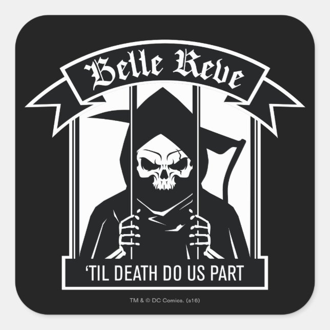 Suicide Squad | Belle Reve Reaper Graphic Square Sticker (Front)