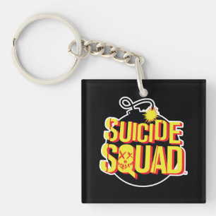 Suicide Squad   Bomb Logo Key Ring