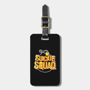 Suicide Squad   Bomb Logo Luggage Tag