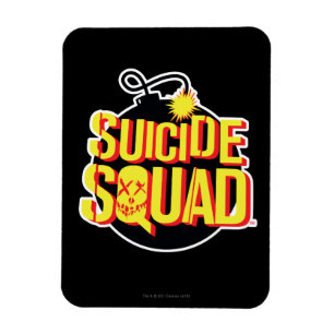 Suicide Squad   Bomb Logo Magnet