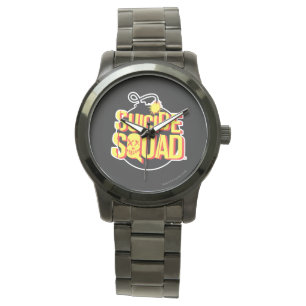 Suicide Squad   Bomb Logo Watch