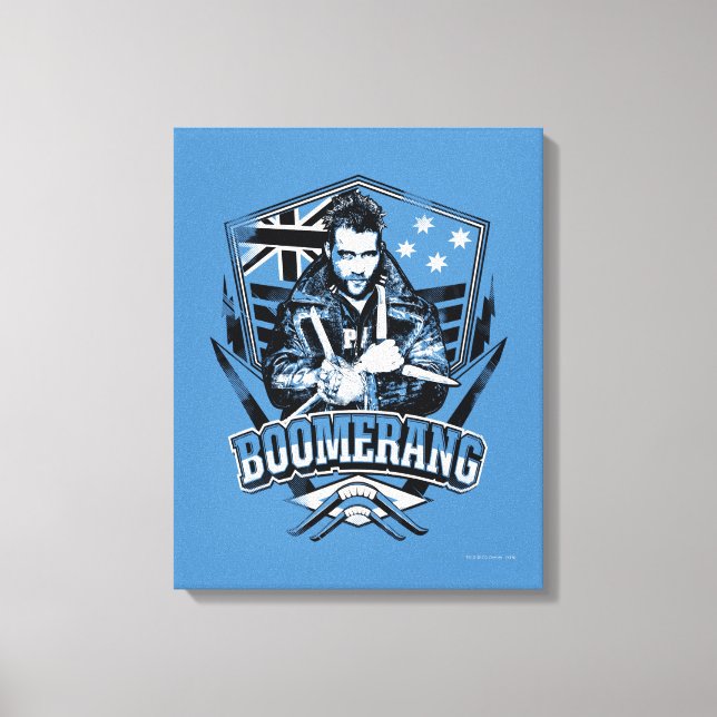 Suicide Squad | Boomerang Badge Canvas Print (Front)