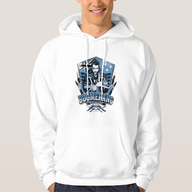 Suicide Squad | Boomerang Badge Hoodie (Front)