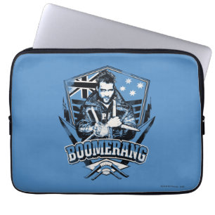 Suicide Squad   Boomerang Badge Laptop Sleeve
