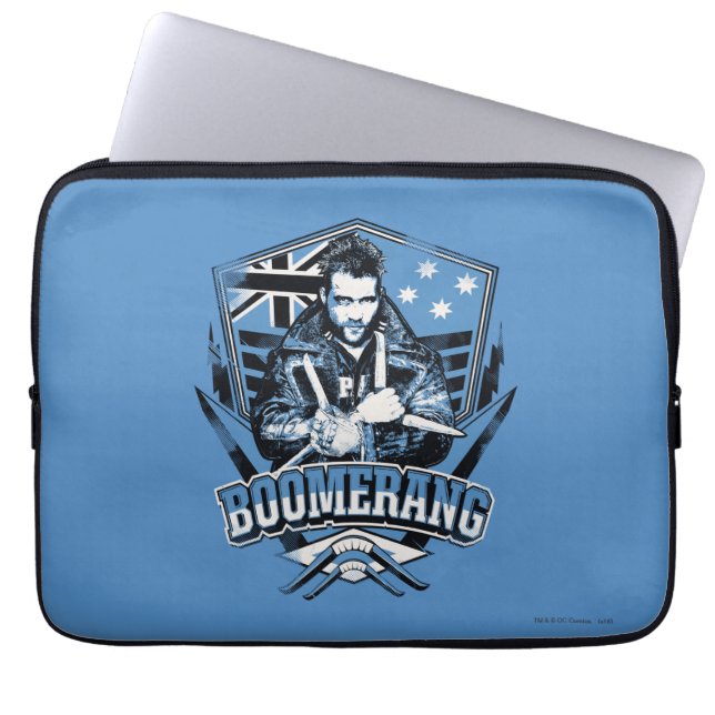 Suicide Squad | Boomerang Badge Laptop Sleeve (Front)