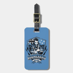 Suicide Squad   Boomerang Badge Luggage Tag