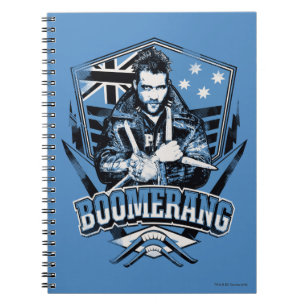 Suicide Squad Boomerang Badge Notebook