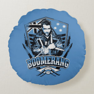 Suicide Squad   Boomerang Badge Round Cushion