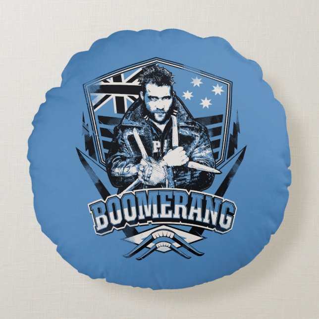Suicide Squad | Boomerang Badge Round Cushion (Front)