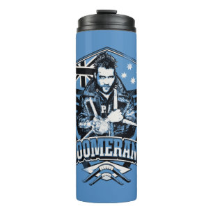 Suicide Squad Boomerang Badge Thermal Tumbler