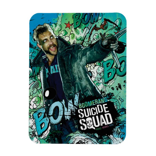 Suicide Squad | Boomerang Character Graffiti Magnet (Vertical)
