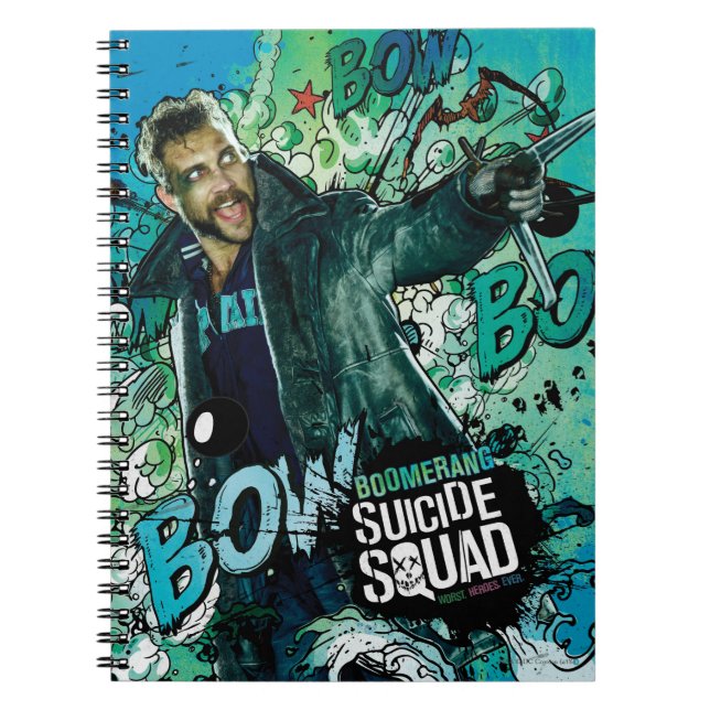 Suicide Squad | Boomerang Character Graffiti Notebook (Front)