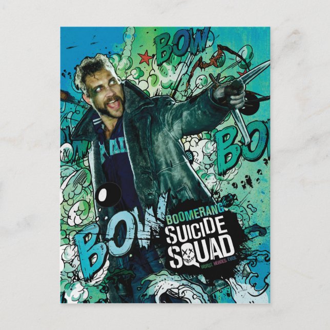 Suicide Squad | Boomerang Character Graffiti Postcard (Front)