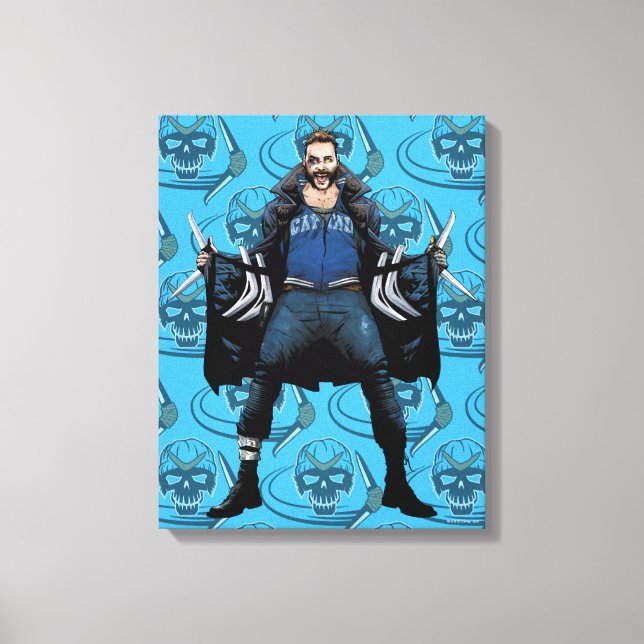 Suicide Squad | Boomerang Comic Book Art Canvas Print (Front)
