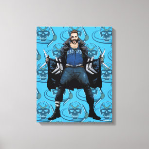 Suicide Squad   Boomerang Comic Book Art Canvas Print
