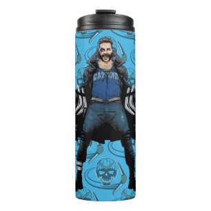 Suicide Squad Boomerang Comic Book Art Thermal Tumbler