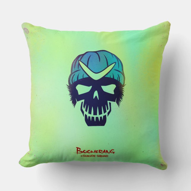Suicide Squad | Boomerang Head Icon Cushion (Front)