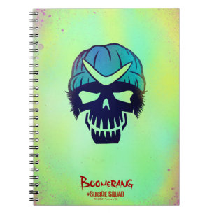 Suicide Squad   Boomerang Head Icon Notebook