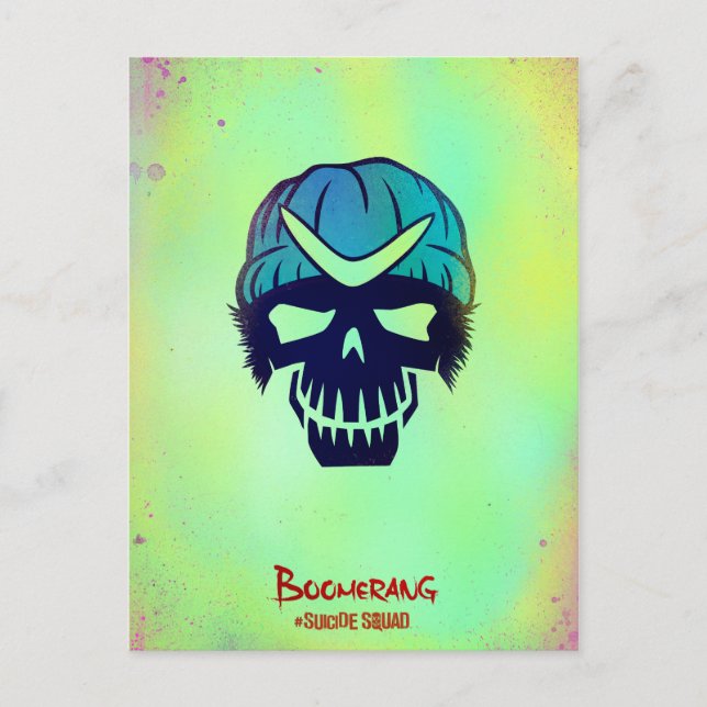Suicide Squad | Boomerang Head Icon Postcard (Front)