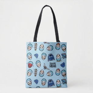 Suicide Squad   Captain Boomerang Emoji Pattern Tote Bag