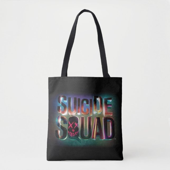 Suicide Squad | Colourful Glow Logo Tote Bag (Front)