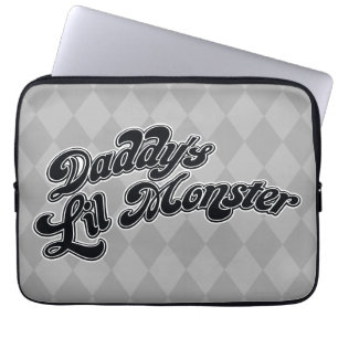 Suicide Squad   Daddy's Lil Monster Laptop Sleeve