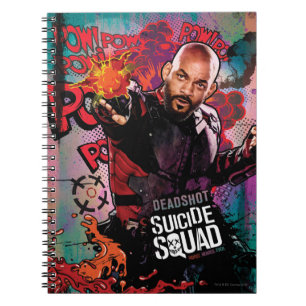 Suicide Squad Deadshot Character Graffiti Notebook