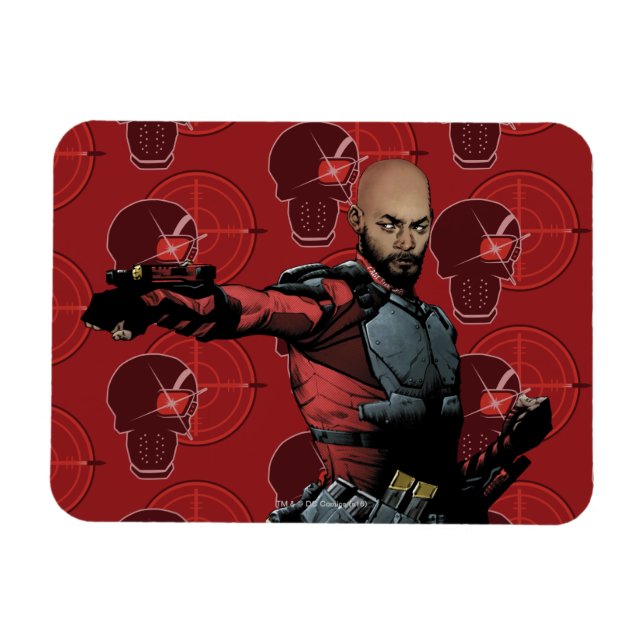 Suicide Squad | Deadshot Comic Book Art Magnet (Horizontal)