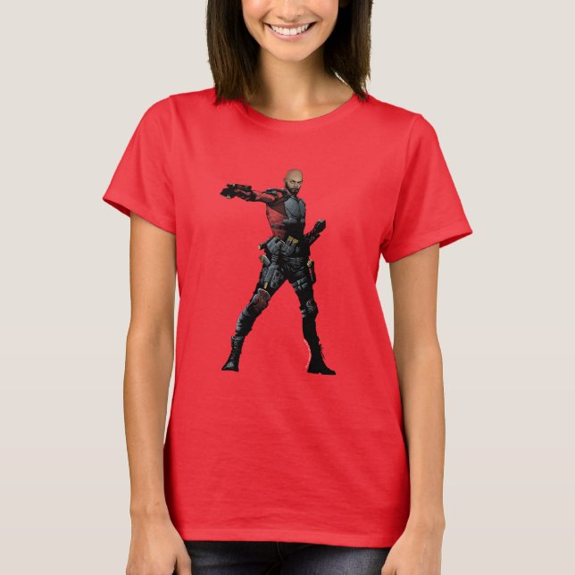 Suicide Squad | Deadshot Comic Book Art T-Shirt (Front)