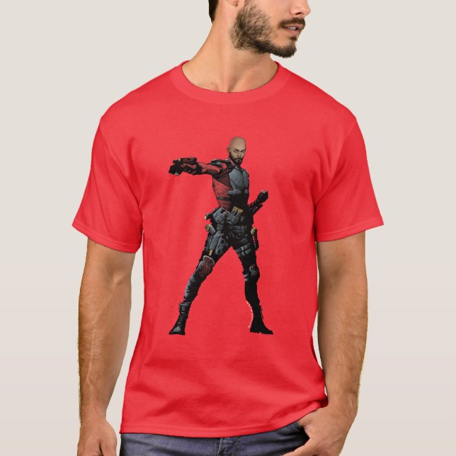Suicide Squad | Deadshot Comic Book Art T-Shirt (Front)