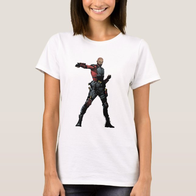 Suicide Squad | Deadshot Comic Book Art T-Shirt (Front)
