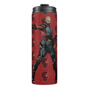 Suicide Squad Deadshot Comic Book Art Thermal Tumbler