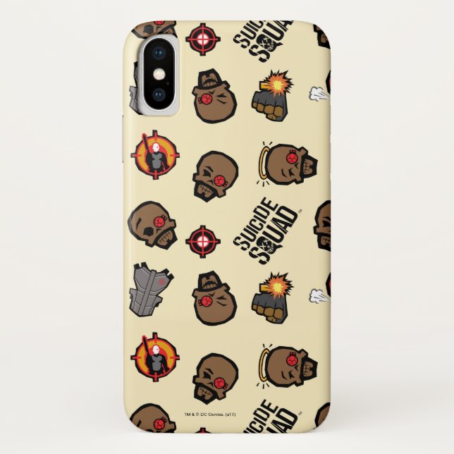 Suicide Squad | Deadshot Emoji Pattern Case-Mate iPhone Case (Back)