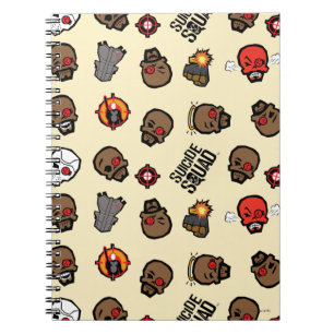 Suicide Squad Deadshot Emoji Pattern Notebook