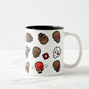 Suicide Squad   Deadshot Emoji Pattern Two-Tone Coffee Mug