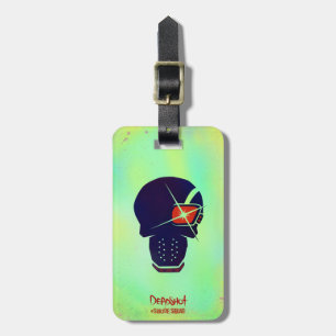 Suicide Squad   Deadshot Head Icon Luggage Tag