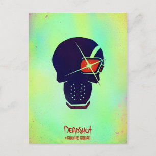 Suicide Squad   Deadshot Head Icon Postcard