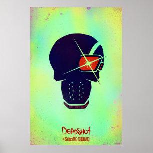 Suicide Squad   Deadshot Head Icon Poster