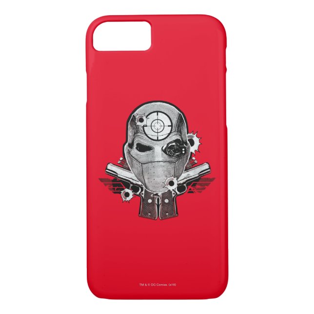 Suicide Squad | Deadshot Mask & Guns Tattoo Art Case-Mate iPhone Case (Back)