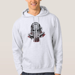 Suicide Squad   Deadshot Mask & Guns Tattoo Art Hoodie