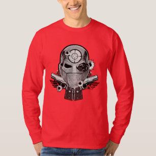 Suicide Squad   Deadshot Mask & Guns Tattoo Art T-Shirt