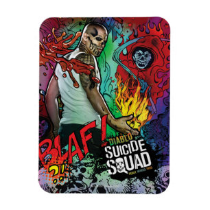 Suicide Squad   Diablo Character Graffiti Magnet