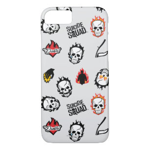 Suicide Squad   Diablo Emoji Pattern iPhone 8/7 Case