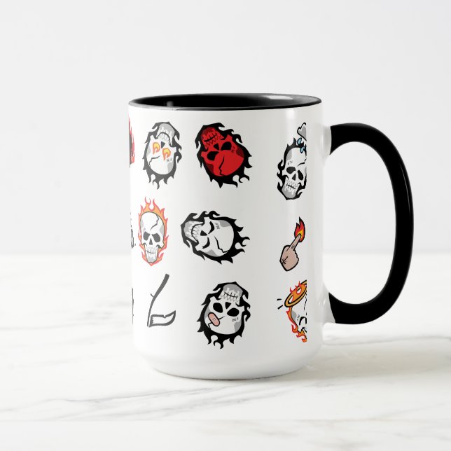 Suicide Squad | Diablo Emoji Pattern Mug (Right)